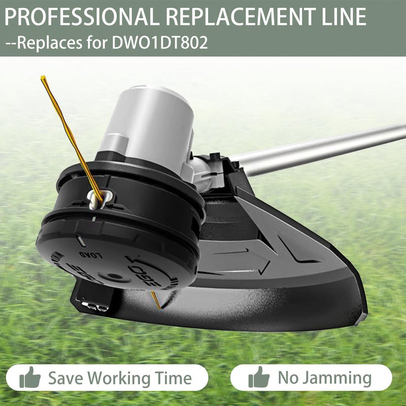 HASME Replacement Line for Dewalt Trimmer Replaces for DWO1DT802 Fits for DWO1DT801 885911411851 B00TF02KIQ DCST920B DCST920P1 DCST970B 225-Feet x 0.080-Inch - Image 5